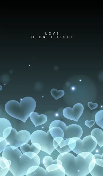 [LINE着せ替え] OLD BLUE HEARTの画像1