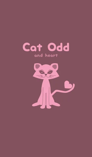 [LINE着せ替え] 猫のオッドとハート ビンヤードの画像1