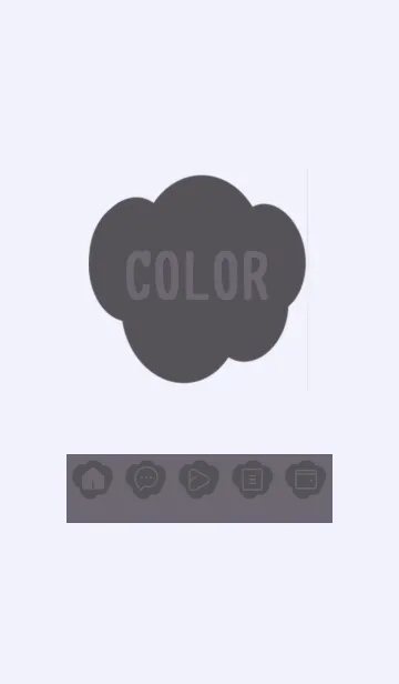 [LINE着せ替え] purple color U29の画像1