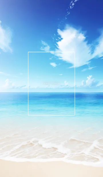 [LINE着せ替え] Ocean Theme - 009 WHの画像1