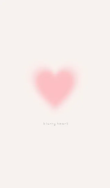 [LINE着せ替え] Blurry heart - PINK -の画像1