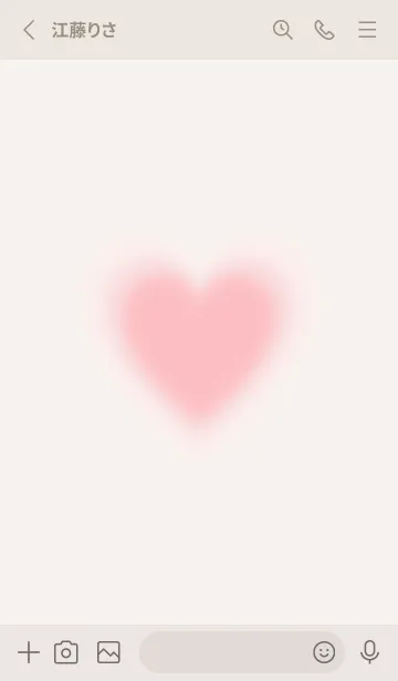 [LINE着せ替え] Blurry heart - PINK -の画像2