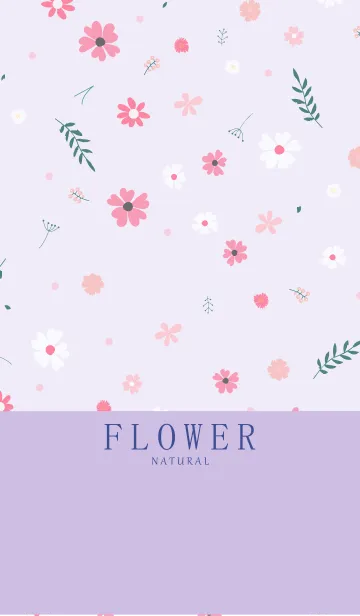 [LINE着せ替え] FLOWER PURPLE -NATURAL- 6の画像1