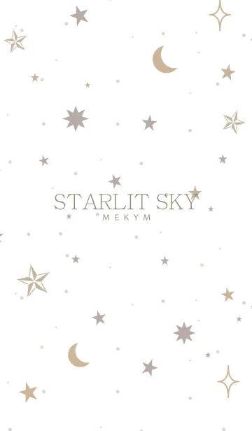 [LINE着せ替え] SIMPLE STARLIT SKY.MEKYM 24の画像1