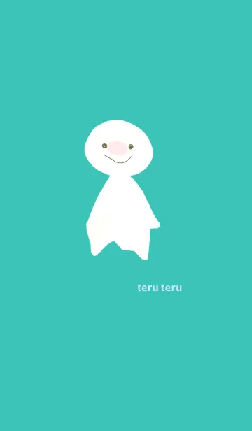 [LINE着せ替え] 雨の日てるてるの画像1