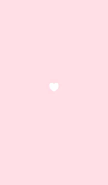 [LINE着せ替え] Simple Heart pink12_1の画像1