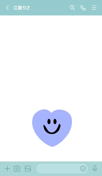 [LINE着せ替え] ハート スマイル _142の画像2