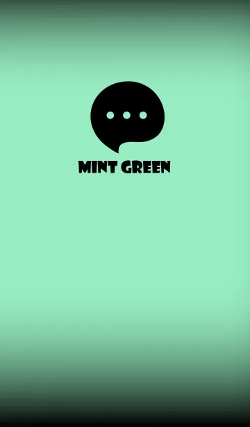 [LINE着せ替え] Mint Green And Black V.4 (JP)の画像1