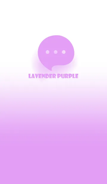 [LINE着せ替え] Lavender purple & White Theme V.4 (JP)の画像1