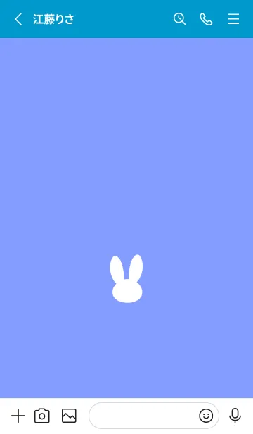 [LINE着せ替え] ミニ ラビット アイコン 9の画像2