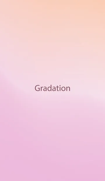 [LINE着せ替え] gradation ORANGE&PINK 107の画像1