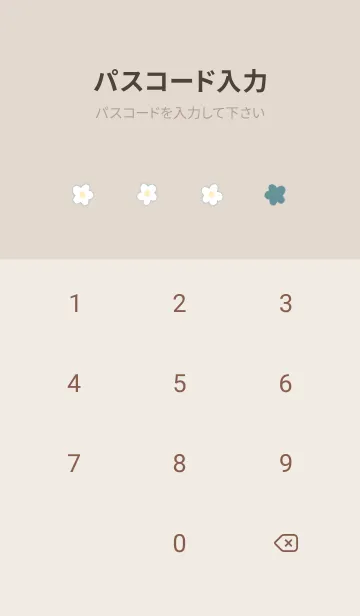 [LINE着せ替え] Floret Pattern - VSC 01-03 ブルーの画像4