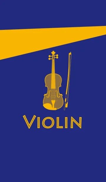 [LINE着せ替え] Violin CLR ディープロイヤルブルーの画像1