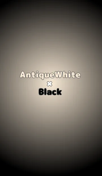 [LINE着せ替え] アンティークホワイト●ブラック.TKCの画像1