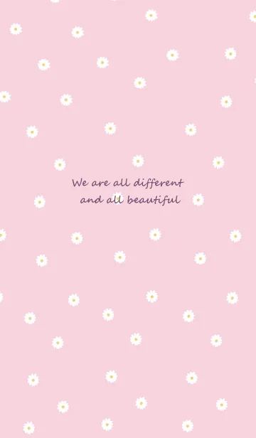 [LINE着せ替え] Daisy (purple pink)の画像1