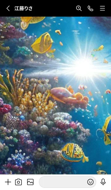 [LINE着せ替え] 熱帯魚の夢#FZ06。の画像2