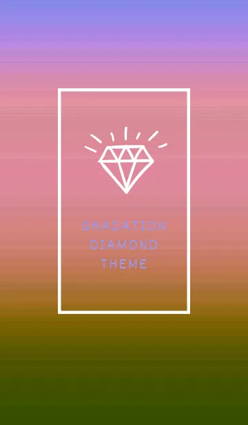 [LINE着せ替え] グラデーション ダイアモンド  264の画像1