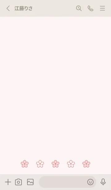 [LINE着せ替え] 小さい桜 -2023- 05の画像2