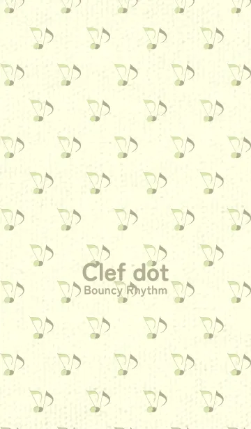 Clef dot ペールフレッシュグリーンの着せ替えメイン画像