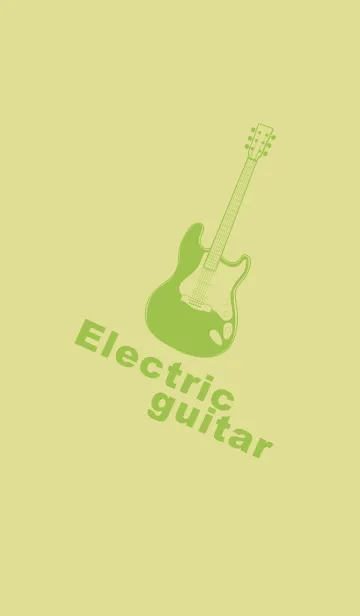 [LINE着せ替え] ELECTRIC GUITAR CLR メロンイエローの画像1