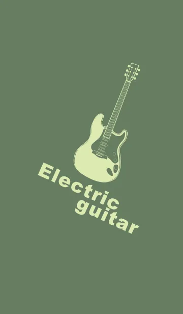 [LINE着せ替え] ELECTRIC GUITAR CLR エルムグリーンの画像1