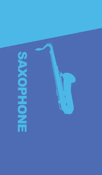 [LINE着せ替え] Saxophone CLR 群青色の画像1