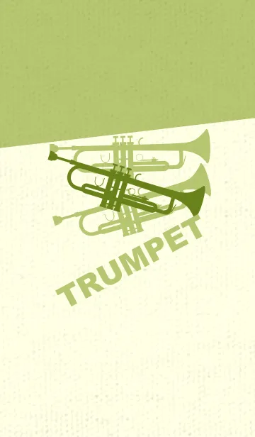 [LINE着せ替え] Trumpet CLR 苔色の画像1