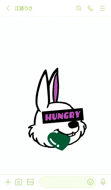 [LINE着せ替え] ハングリーラビット 360の画像2