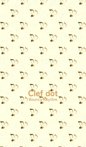 [LINE着せ替え] Clef dot オリーブドラブの画像1