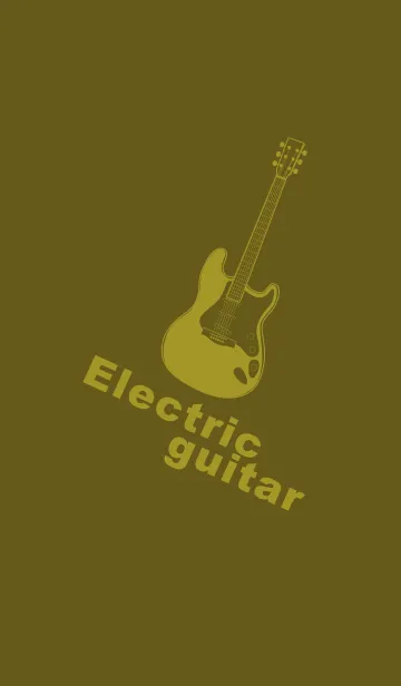 [LINE着せ替え] ELECTRIC GUITAR CLR オリーブドラブの画像1