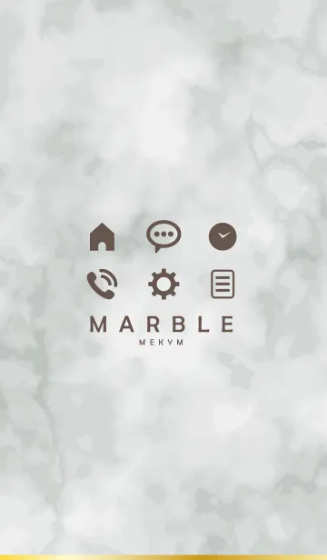 [LINE着せ替え] MONOTONE MARBLE-ICON 12の画像1