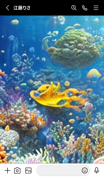 [LINE着せ替え] 熱帯魚の夢#FaA08。の画像2