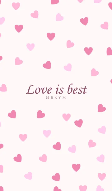 [LINE着せ替え] Love is best - PINK 17の画像1