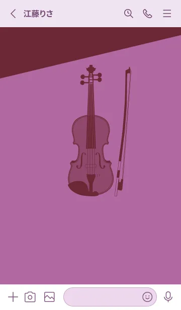 [LINE着せ替え] Violin CLR モーベットの画像2