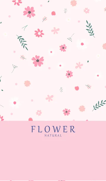 [LINE着せ替え] FLOWER PINK -NATURAL-23の画像1