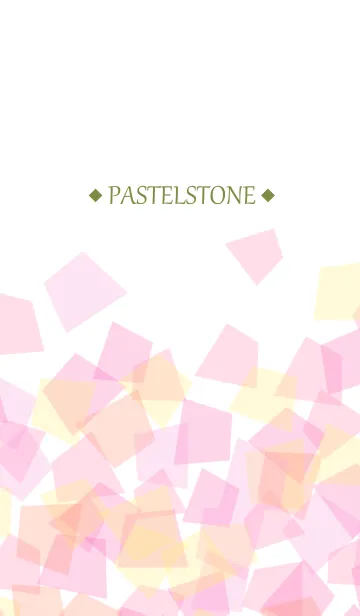 [LINE着せ替え] Pastel Stone-PINK 48の画像1