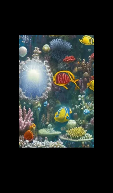 [LINE着せ替え] 熱帯魚の夢#FaA02。の画像1