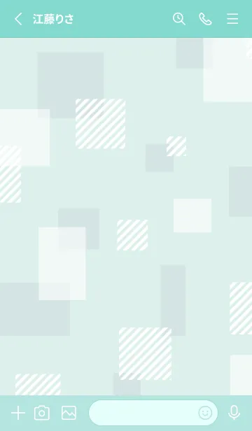 [LINE着せ替え] オシャレな四角8の画像2