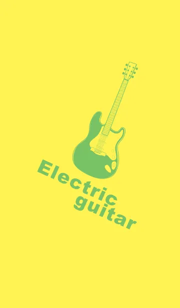 [LINE着せ替え] ELECTRIC GUITAR CLR レモンイエローの画像1