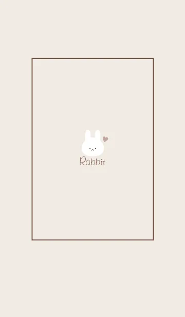 [LINE着せ替え] Rabbit-Dusky.Beige 28の画像1