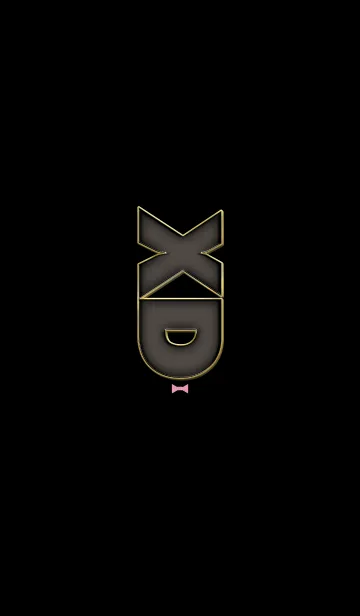 [LINE着せ替え] X and D THEME Black & Pink 27の画像1