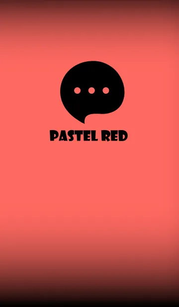 [LINE着せ替え] Pastel Red And Black V.4 (JP)の画像1