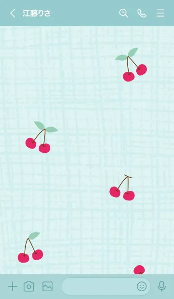 [LINE着せ替え] チェリー かわいい10の画像2