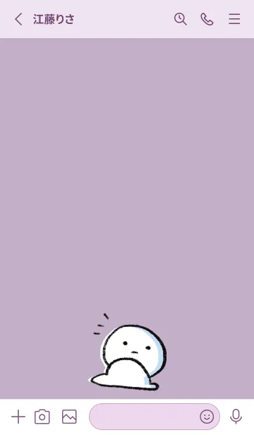 [LINE着せ替え] 紫 : まる 3の画像2