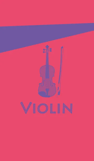 [LINE着せ替え] Violin CLR フクシャパープルの画像1