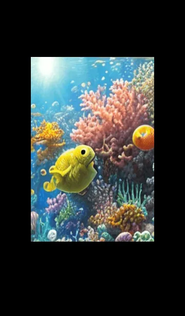 [LINE着せ替え] 熱帯魚の夢#FaA027。の画像1