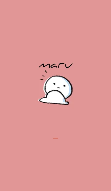 [LINE着せ替え] 赤 : まる 3の画像1