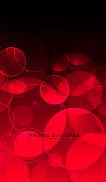 [LINE着せ替え] APPLE RED LIGHT CIRCLEの画像1