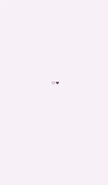 [LINE着せ替え] minimam heart / purpleの画像1