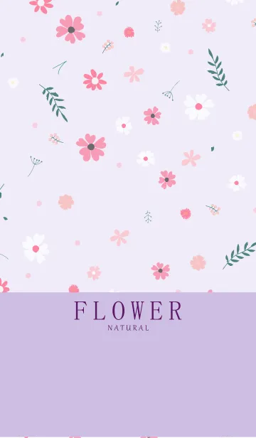 [LINE着せ替え] FLOWER PURPLE -NATURAL- 8の画像1